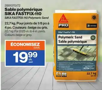 Patrick Morin SIKA FASTFIX-110 Polymeric Sand offer