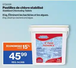 Patrick Morin Stabilized Chlorinating Tablets offer