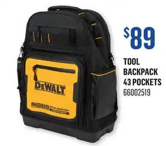 Canac Tool Backpack 43 Pockets offer