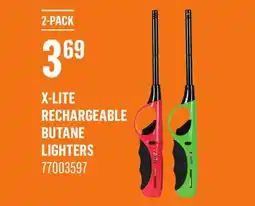 Canac X-Lite Rechargeable Butane Lighters offer