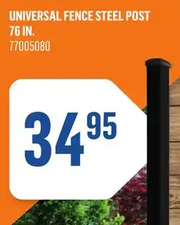 Canac Universal Fence Steel Post offer