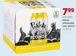 PARTAKE bières artisanales sans alcool