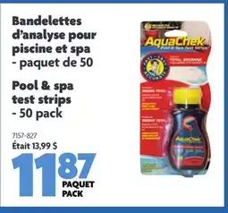 Home Hardware Pool & Spa Test Strips - 50 pack offer