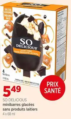 Avril SO DELICIOUS minibarres glacées sans produits laitiers offer