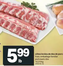 L'Intermarché côtes levées de dos de porc offer