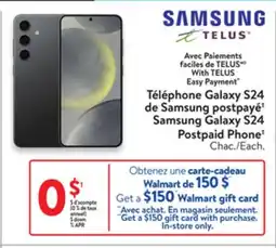 Walmart Samsung Galaxy S24 Postpaid Phone‡ offer