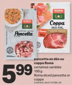 L'Intermarché pancetta en dés ou coppa Roma offer