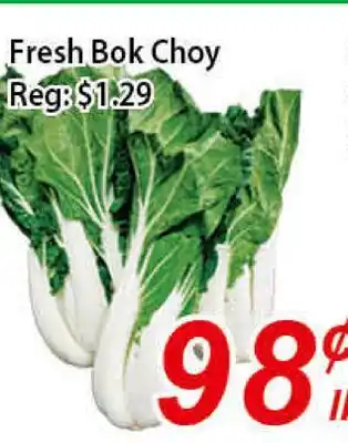 Seasons Foodmart Fresh Bok Choy offer