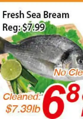 Seasons Foodmart Fresh sea bream offer