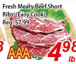 Seasons Foodmart Fresh meaty beef short ribs (Easy cook) offer