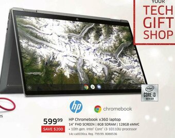 The Source HP chromebook x360 laptop offer