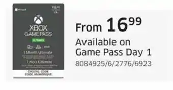 The Source Available on game pass day offer
