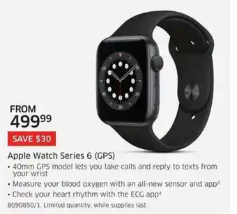 The Source Apple watch series 6 (GPS) offer