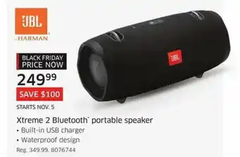 The Source Xtreme 2 bluetooth' portable speaker offer