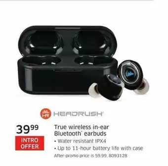 The Source True wireless in-ear bluetooth' earbuds offer