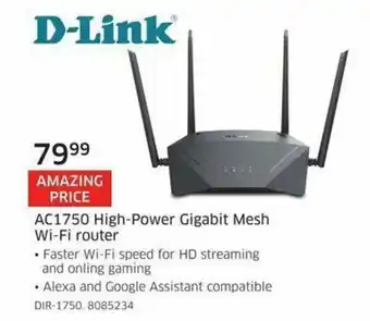 The Source AC1750 high-power gigabit mesh wi-fi router offer