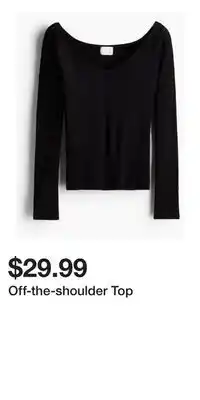 H&M Off-the-shoulder Top offer
