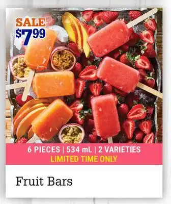 M & M Food Market Fruit Bars offer