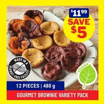 M & M Food Market GOURMET BROWNIE VARIETY PACK offer