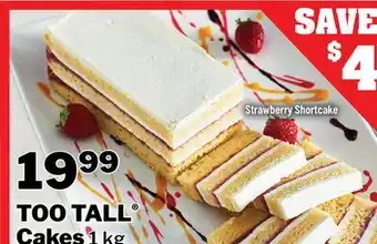 M & M Food Market TOO TALL Strawberry Shortcake offer