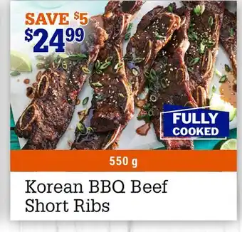 M & M Food Market Korean BBQ Beef Short Ribs offer