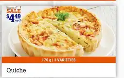 M & M Food Market Quiche offer