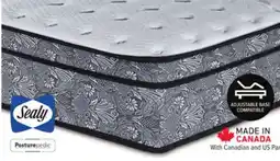 Leon's Sealy Posturepedic Correct Comfort I Firm Eurotop Mattress Collection offer