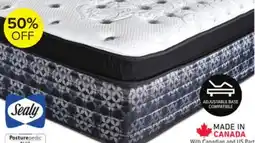Leon's Sealy Posturepedic Plus Sterling Series - Milana Plush Euro Pillowtop Queen Mattress offer