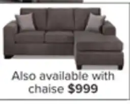 Leon's Fava Chaise Sofa - Grey offer