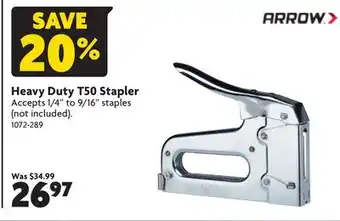 Home Hardware Heavy Duty T50 Stapler offer