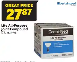 Home Hardware Lite All-Purpose Joint Compound offer