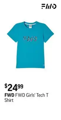 Sport Chek FWD Girls' Tech T Shirt offer