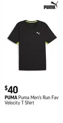 Sport Chek Puma Men's Run Fav Velocity T Shirt offer