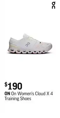 Sport Chek On Women's Cloud X 4 Training Shoes offer