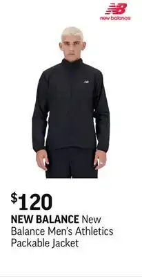 Sport Chek New Balance Men's Athletics Packable Jacket offer