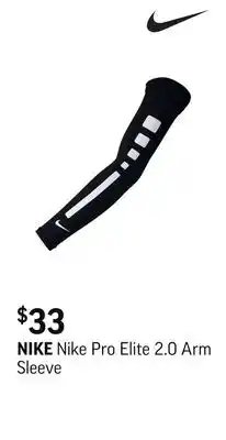 Sport Chek Nike Pro Elite 2.0 Arm Sleeve offer