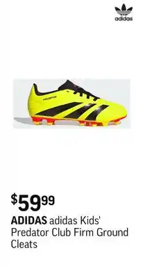Sport Chek adidas Kids' Predator Club Firm Ground Cleats offer