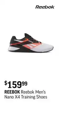 Sport Chek Reebok Men's Nano X4 Training Shoes offer