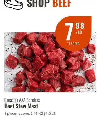 Wild Fork Foods Beef Stew Meat offer