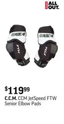 Sport Chek CCM JetSpeed FTW Senior Elbow Pads offer