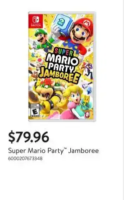 Walmart Super Mario Party Jamboree offer