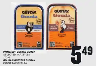 Independent City Market GOUDA MONSIEUR GUSTAV, 170 G offer