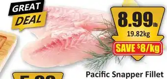 Starsky Pacific Snapper Fillet offer