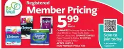 Rexall CASHMERE Bathroom Tissue Double 12 = 24 Rolls or Triple 8 = 24 Rolls Ultra or UltraLuxe, SPONGETOWELS Paper Towels 6-Roll or offer