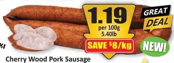 Starsky Cherry Wood Pork Sausage offer