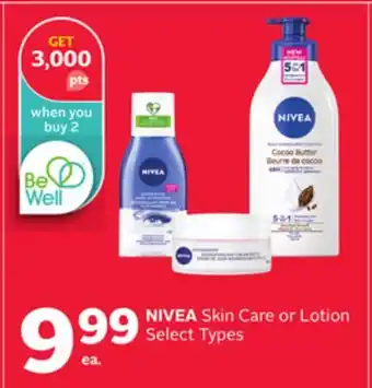 Rexall NIVEA Skin Care or Lotion offer