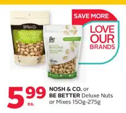 Rexall NOSH & CO. or BE BETTER Deluxe Nuts or Mixes offer