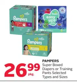 Rexall PAMPERS Super Boxed Diapers or Training Pants offer