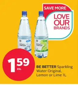 Rexall BE BETTER Sparkling Water offer