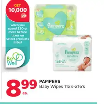 Rexall PAMPERS Baby Wipes offer